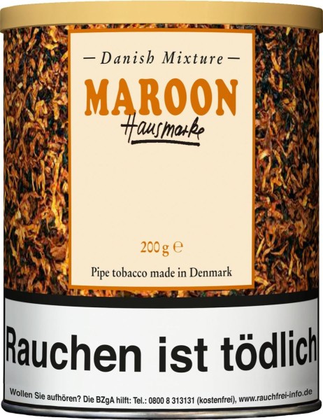 Danish Mixture Hausmarke Maroon (Choco Nougat) Pfeifentabak